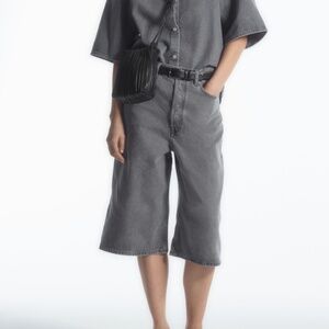 COS Bermuda denim shorts